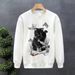 Round Neck Hoodie Trendy Brand Spring Autumn New Item, High-end American Fashion, Rugged And Handsome Style Base, Men's_viptrois.com