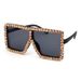 Clearance Large Square Frame Rhinestone Colored Sunglasses For Women Cross Border Platform Hot Selling Trendy Sunglasses For Women_viptrois.com