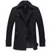 Men's Wool Blend Overcoat - Business Casual Trench Coat With Detachable Lining (Black/Navy/Wine, M-5XL)_viptrois.com