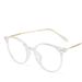 Men And Women Round Anti Blue Glasses Computer Frame Optical Lenses New Arrival 2025_viptrois.com