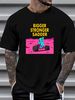 Bigger Stronger Sadder Skeleton Weightlifting Bodybuilding Fitness Men's T-Shirt Summer Unisex Designer Clothes Comfortable Stretched Breathable_viptrois.com