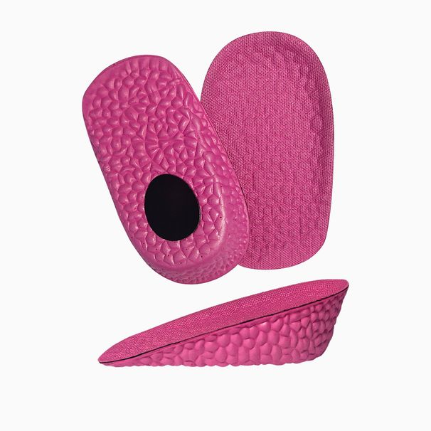 New EVA invisible height enhancing breathable insole for men and women, memory foam cushioning height enhancing insole, heel half pad_viptrois.com