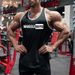 Muscle Men's Fitness Vest Summer Sleeveless I-shaped Back Summer Bodybuilding Training Clothes Slim Elastic T-shirt Cotton Sweat Absorption_viptrois.com