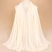 Apparel Accessories supply single color pearl chiffon chain scarf gypsophila hot diamond high quality chiffon long scarf wholesale YW70_viptrois.com