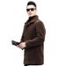 Pure Autumn Winter New Jacket With Turn-down Collar Short Fur Men's Thickened Shearling Long Coat_viptrois.com