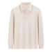 Men's Clothing Long Sleeved Lapel Unisex Wool Silk Blend Long Sleeve Work Shirt – Comfortable & Stylish For All Seasons (Multiple Colors & Sizes )_viptrois.com