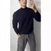 Men's Clothing Slim Fit Semi-Turtleneck Sweater - Stretchable Knit Pullover For Muscle Fit, Long Sleeve Thermal Base Layer, Retro Style Casual Wear_viptrois.com