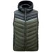Men's Clothing European And American Men's Hooded Waistcoat Men's Casual Color Matching Vest Youth Ribs Down Cotton Jacket Wholesale_viptrois.com