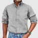 New Men's Shirt New Long-sleeved Lapel Men's Washing Water Lining_viptrois.com