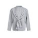 Design Sense Detachable Shawl Hooded Sweatshirt Men's Vibe Trendy Fashion Loose Casual Half Button Pullover_viptrois.com