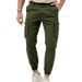 Men's Clothing Spring And Autumn New Multi Pocket Overalls Men's Casual Sports All Match Cuffed Trousers Men_viptrois.com