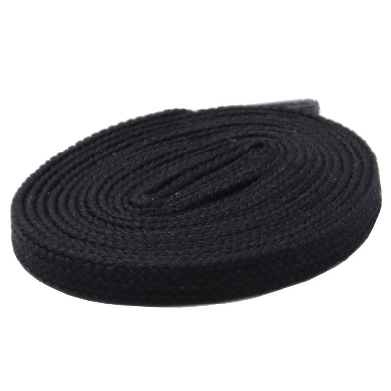Shoelace Flat Double Polyester 6mm Solid Color Shoelace_viptrois.com