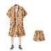 Men's Clothing Casual Beach Suit Men's Summer Thin Loose And Handsome Beach Clothes Hawaiian Shorts Floral Shirt Two Piece_viptrois.com
