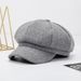 Autumn Winter New Women's Octagonal Casual Fashion Beret Spring Outdoor Newsboy Cap Student Artist Hat_viptrois.com