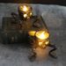 New Hand Atmosphere Decoration Props Skull Foot Night Light Halloween Candle Lamp_viptrois.com