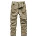 Men's Classic Work Pants – Relaxed Straight Fit With Stretch, Durable & Versatile For Casual Style_viptrois.com