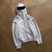 Oversized Embroidered Zip-Up Hoodie – Streetwear Longline Coat With Geometric Design, Unisex Fleece-Lined (S-2XL, Polyester, Winter-Ready)_viptrois.com