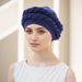 New Baotou Hat Braid Hat Messy Linen Wrinkled Braid Muslim Hat_viptrois.com