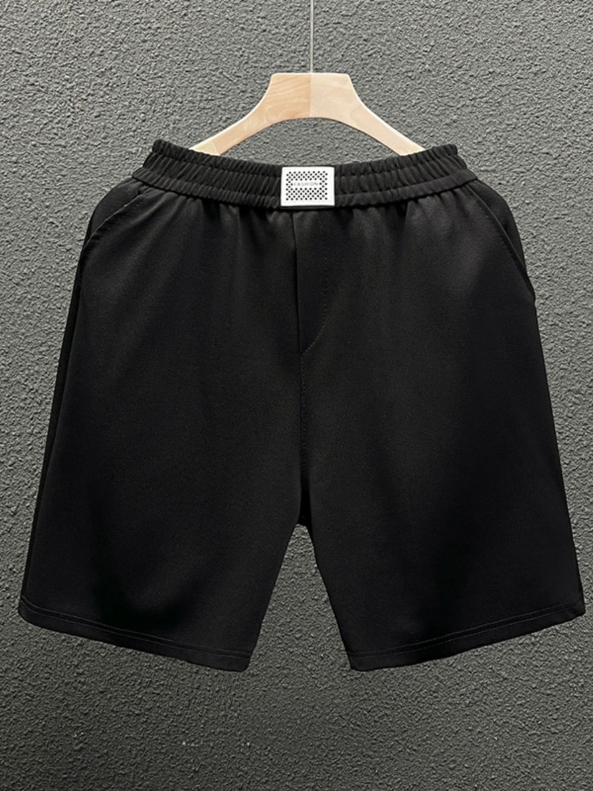 Men's Clothing Wagef White Shorts Trendy All Match Shorts Summer New Loose Straight Large Pants_viptrois.com