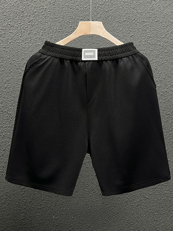 Men's Clothing Wagef White Shorts Trendy All Match Shorts Summer New Loose Straight Large Pants_viptrois.com