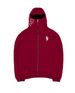 Oversized Embroidered Zip-Up Hoodie – Streetwear Longline Coat With Geometric Design, Unisex Fleece-Lined (S-2XL, Polyester, Winter-Ready)_viptrois.com