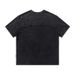Jiayiku Men's Wear∣2024 Summer New American Street Fashion Brand Heavy Washed Raw Edge Splicing Short Sleeve T-shirt_viptrois.com