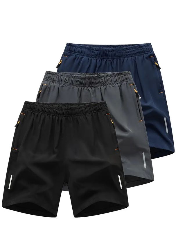 Specially Designed Men's Ice Silk Summer Quick Drying Breathable Fashionable Sports Outdoor Shorts, Beach Shorts For Men_viptrois.com