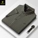 Paisen Longxia's New Jin Ammonia Ice Silk Wrinkle Resistant Seamless Short Sleeved Shirt, Light Luxury And Iron Free B4f_viptrois.com