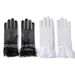 Unisex Ladies fishnet bow lace lace bridal gloves Wedding dress etiquette stage performance gloves_viptrois.com