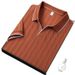 Men's Clothing New Style Lapel Casual Polo Shirt Men's Short Sleeved Thin T Shirt Simple Lapel T Shirt Men's Clothing_viptrois.com