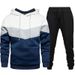 Spring And Autumn Leisure Pullover Hooded Sweater Set Men's Fashion Loose Fit Sports Couple Combination Hoodie_viptrois.com