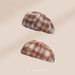 New Autumn Winter Artistic Octagonal For Women Korean Version Trendy Plaid Forward Painter Face Slimming Beret Hat_viptrois.com