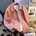 Men's Vintage Style PU Leather Jacket - Windproof Casual Hooded Coat With Zipper Closure, Slim Fit For Spring & Autumn (Grey, Brown, Pink)_viptrois.com