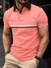 Men's Clothing Summer Polo Shirt Pull On Men's Muscle Sports Short Sleeved Polo Shirt_viptrois.com
