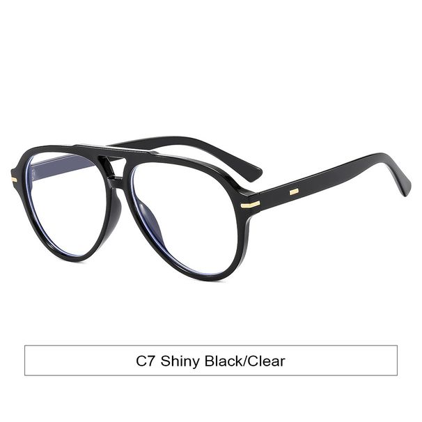Men's Sunglasses Meter Nail Large Frame Frog Mirror Sunglasses Fashion Trend Plastic Double Beam Men And Women Sun Protection Style_viptrois.com