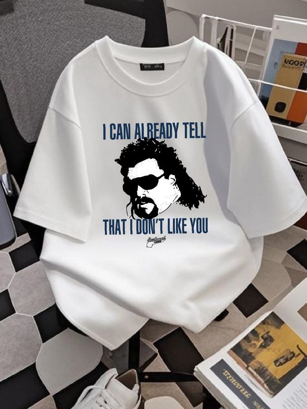 Eastbound & Down Kenny Powers I Can Already Tell White T-shirt Stretched Fashion Homme Summer Soft Breathable Comfortable Casual_viptrois.com