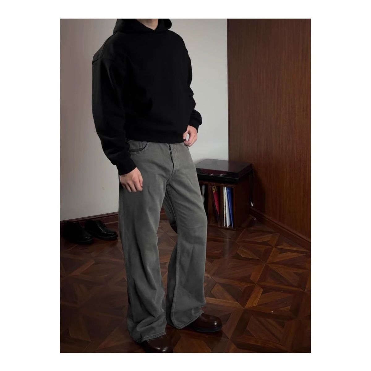 2026 New Trend Ins Literary And Fashion Temperament Popular Pure Cotton Composite 380 Grams Men's And Women's Hooded Sweater_viptrois.com