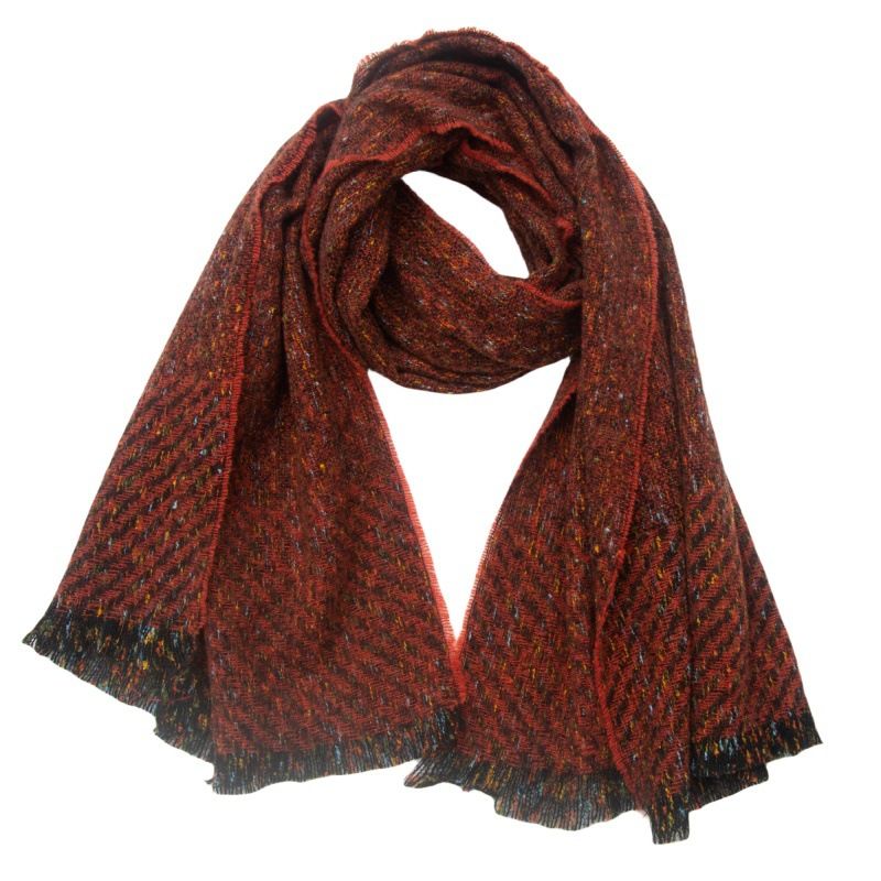 Unisex Shawl shawl with flower scarf in solid color_viptrois.com