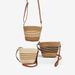 Straw Bag Woven Bag Fashion Crossbody Straw Bag Women's Striped Straw Bag Braided Bag Seaside Holiday Wind Beach Bag_viptrois.com