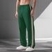 Men's Clothing Spring And Summer Men's Sports Trousers Straight Casual Fitness Trousers Patchwork Loose Running Sweatpants_viptrois.com