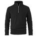 Pulse Cross-Border Men's Fleece Jacket Autumn Winter Lamb Wool Thickened Sweatshirt For Men_viptrois.com