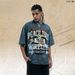 American Street Style Vintage Washed 300g Loose Casual Short Sleeve T-Shirt Versatile Unisex Top_viptrois.com