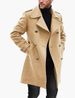 Loom Loom Mid-Length Wool Coat For Men, European American Style, British Design, Autumn And Winter Warm Thickened Jacket With Suit_viptrois.com