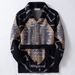 Pure Cross-Border Men's Clothing American Retro Heavy Jacquard Knit Thickened Mid-Length Cardigan Sweater Jacket SY0075_viptrois.com