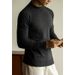 "Men's Relaxed Fit Turtleneck Sweater - Soft Wool Blend Pullover For Autumn & Winter"_viptrois.com