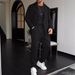 Men's Clothing Simple Solid Color European Style Slim Button Suit Long Sleeve Jacket Trousers Two Piece Suit WL008+MR7_viptrois.com