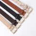 Belt Women's Simple Pu Belt Versatile Sweater Coat Decorative Belt Trendy Fashion Belt _viptrois.com