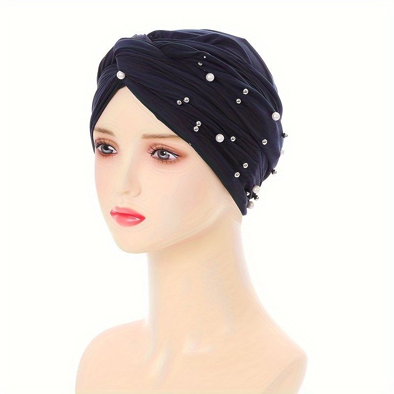 Jianying Hats New Polyester Fashion Simple Headscarf Hat Baotou Hat_viptrois.com