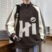 Pure Cross-Border Foreign Trade Dropshipping Men's Hong Kong Style Half-Zip Stand Collar Jacquard Sweater Knitwear 2025_viptrois.com