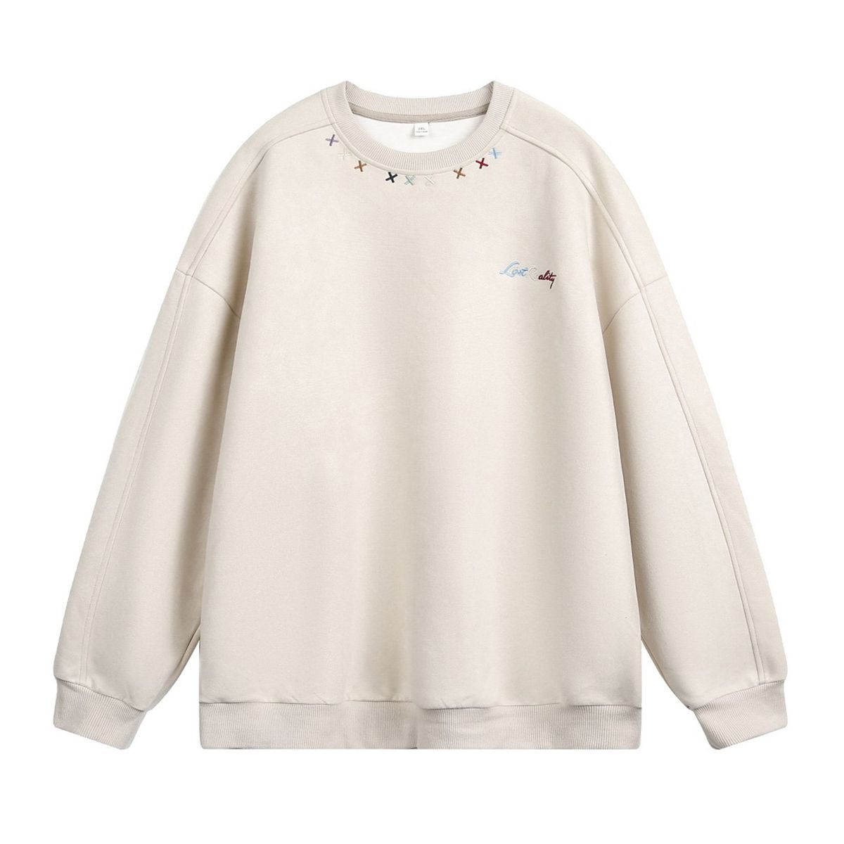Vintage-Inspired Heavyweight Polo Collar Sweatshirt For Men - Textured Jacquard Long Sleeve Pullover With Retro Style (Black, Off-White)_viptrois.com